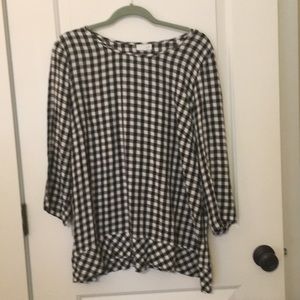 J Jill gingham shirt